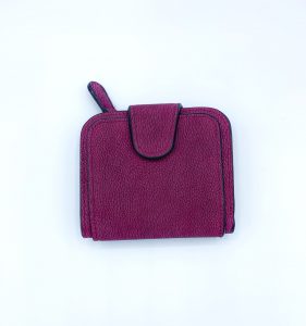 کیفپول چرمی زنانه رنگ بنفش